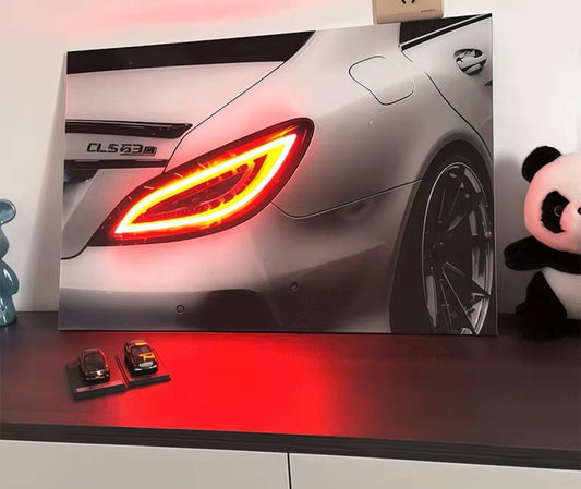 CLS Taillight Decor with Demonic Eye Pattern hanging painting