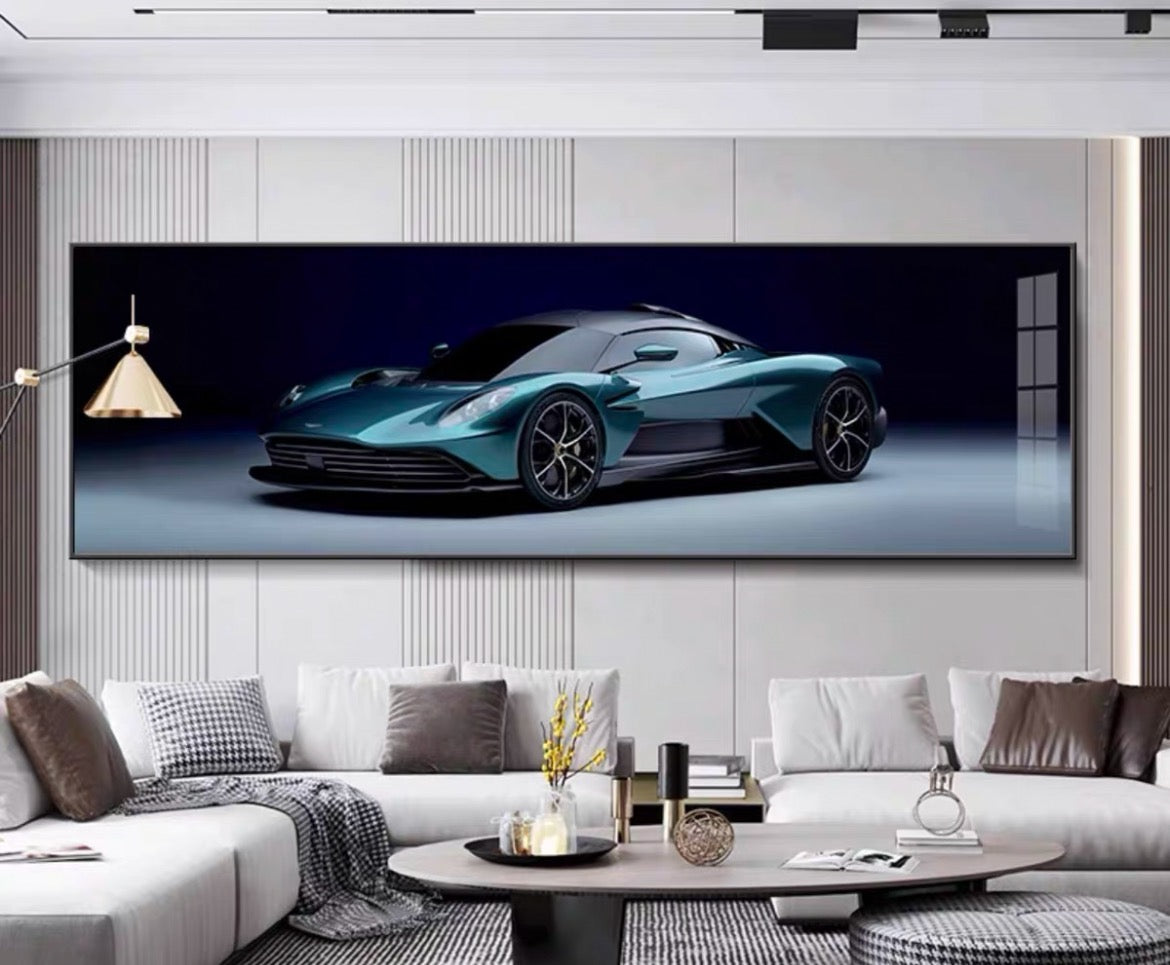 Aston Martin Crystal Porcelain Hanging Painting