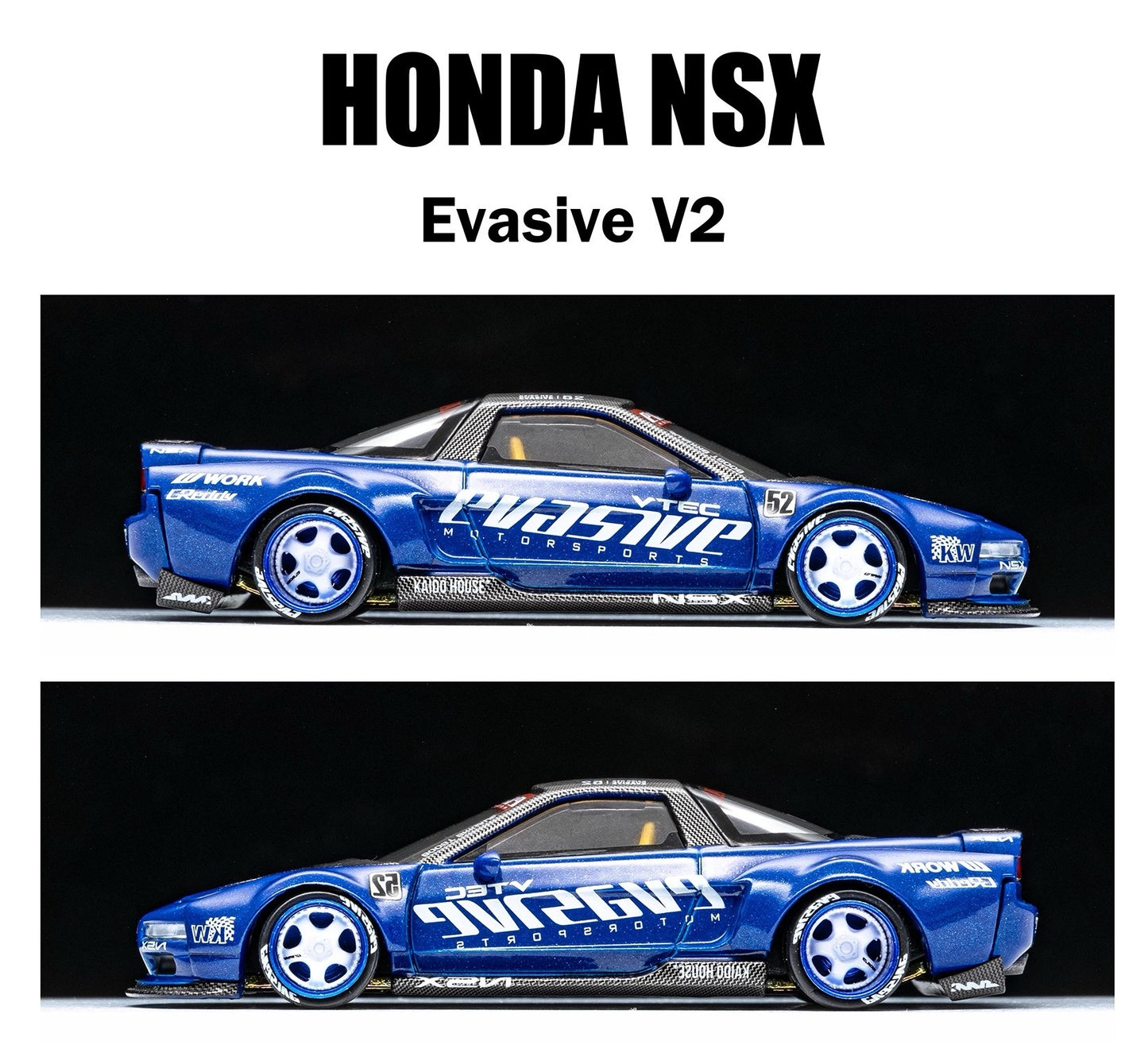KAIDO HOUSE x MINIGT 1/64 Honda NSX Evasive V2 Diecast Model Car