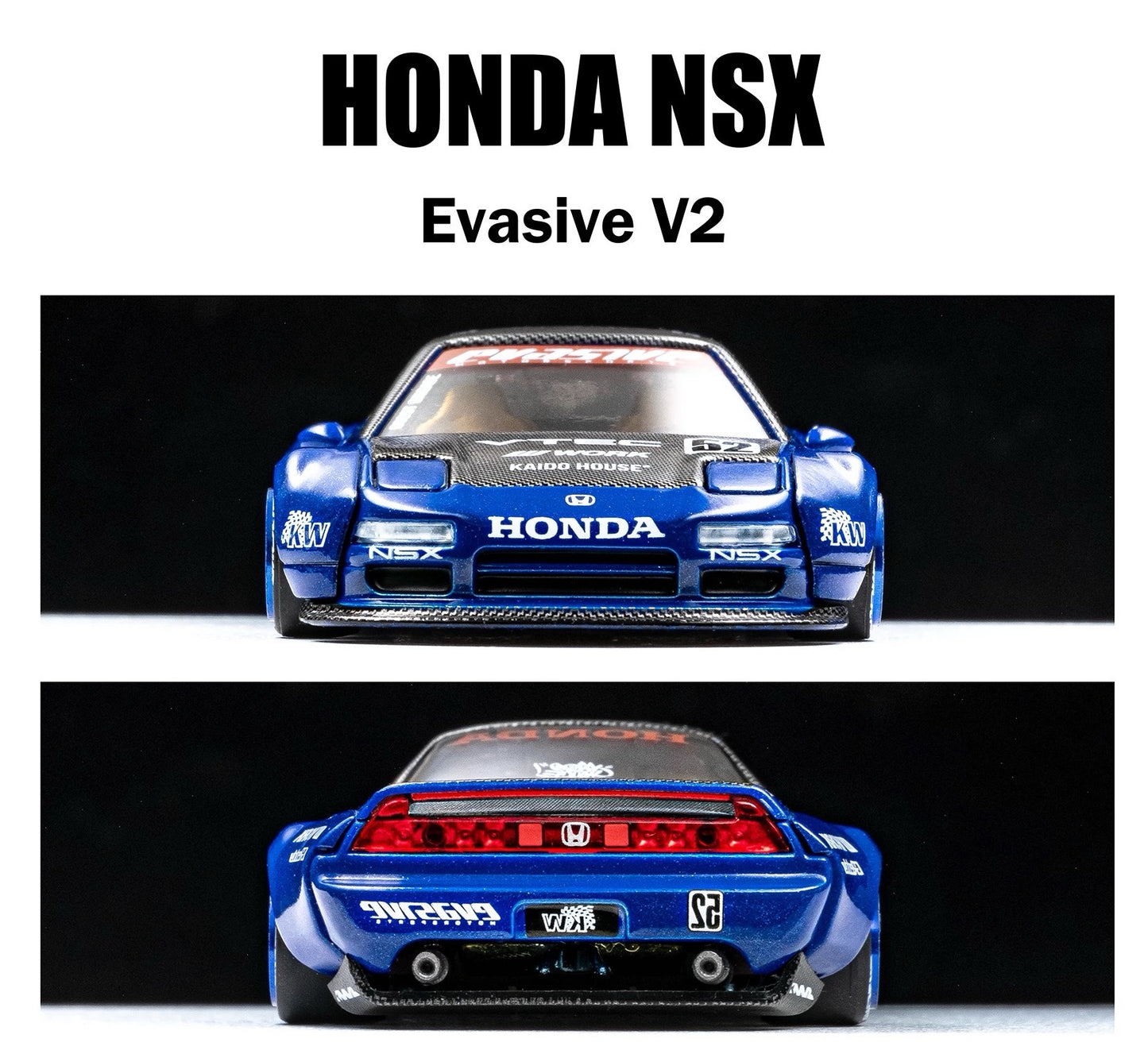 KAIDO HOUSE x MINIGT 1/64 Honda NSX Evasive V2 Diecast Model Car