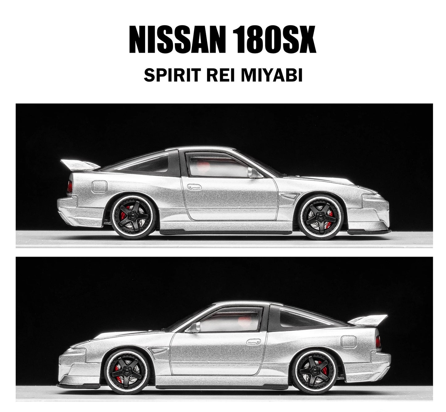 MT 1/64 Nissan 180SX Spirit REI MIYABI Diecast Model Car