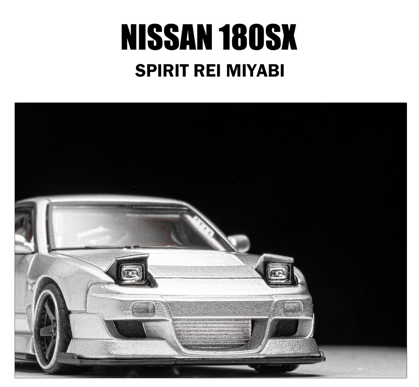 MT 1/64 Nissan 180SX Spirit REI MIYABI Diecast Model Car