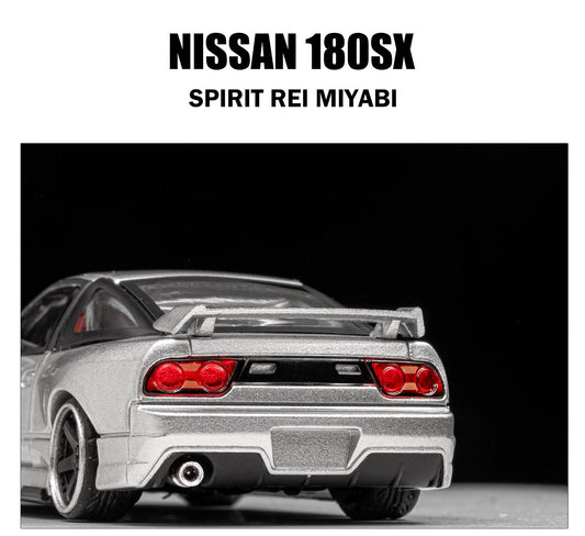 MT 1/64 Nissan 180SX Spirit REI MIYABI Diecast Model Car