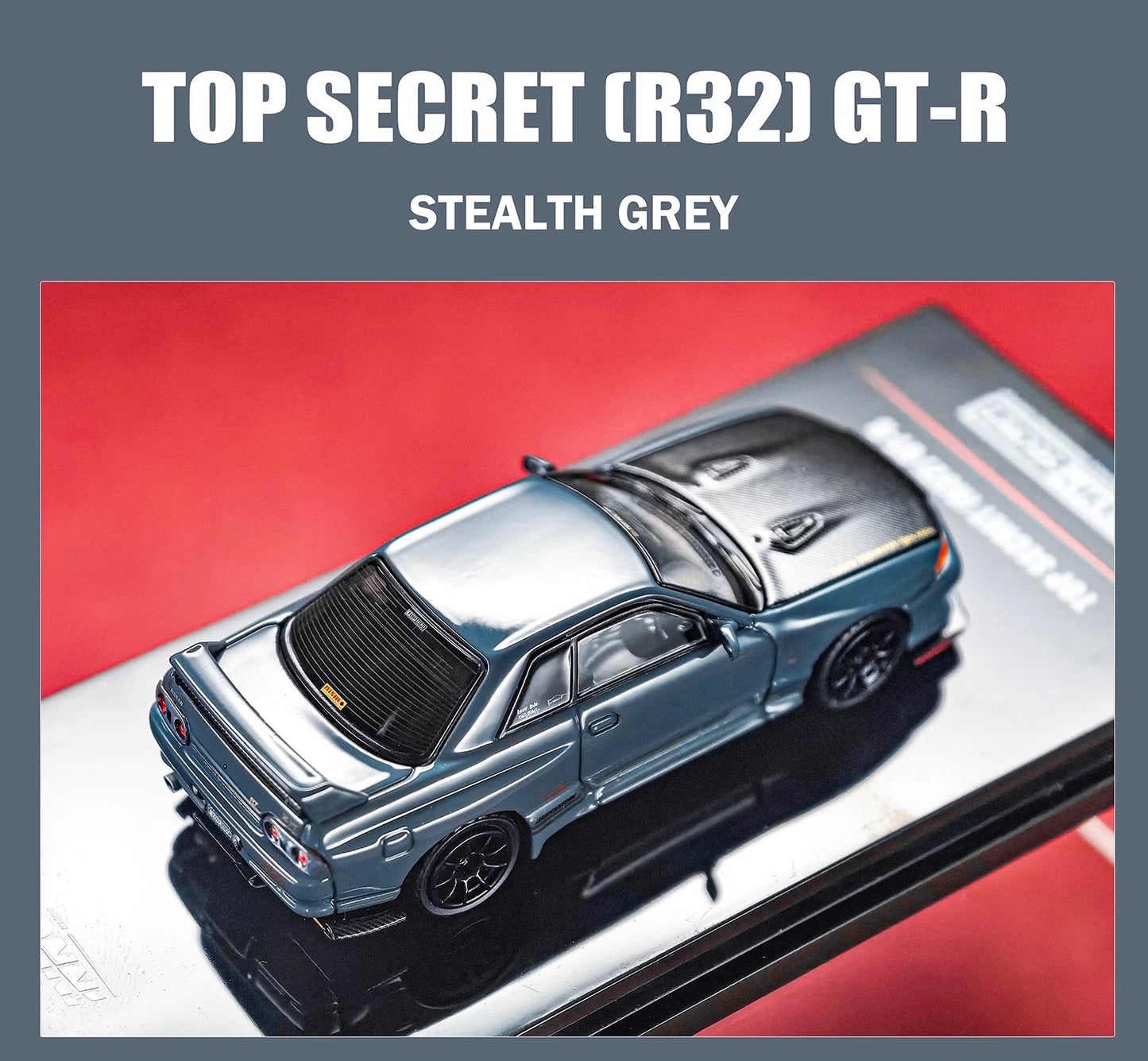Nissan Skyline GT-R R32, modelo de coche fundido a presión de alto secreto INNO 1/64