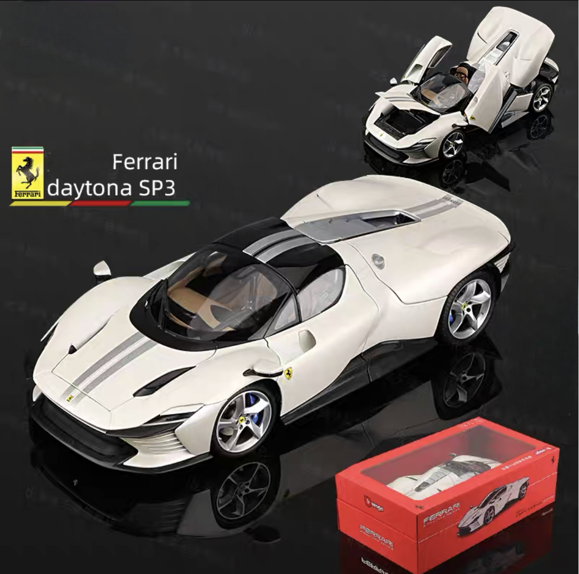 Bburago 1/18 Ferrari SP3 Daytona Diecast Model Car