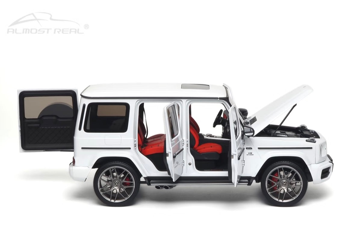 Mercedes-Benz G 63 2019, modelo de coche fundido a presión, escala 1/18, AlmostReal