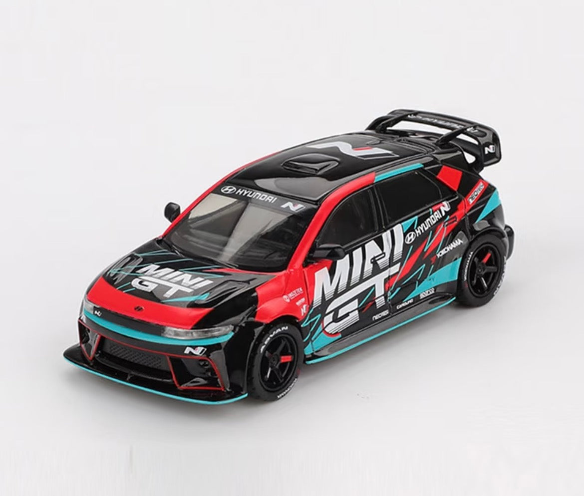 (Précommande) MINIGT 1/64 #1098 Hyundai 5N Modèle de voiture moulé sous pression