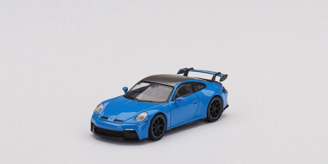 MINIGT 1/64 #381 Porsche 911 (992) GT3 Shark Blue Car