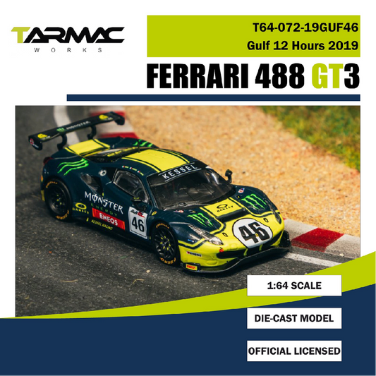 TW 1/64 Ferrari 488GT3 Diecast Model Car