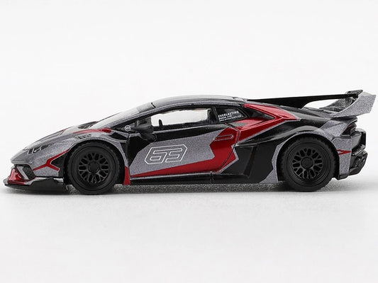 MINIGT 1/64 LAMBORGHINI HURACAN GT LB-WORKS "RONIN" GRAY #1177