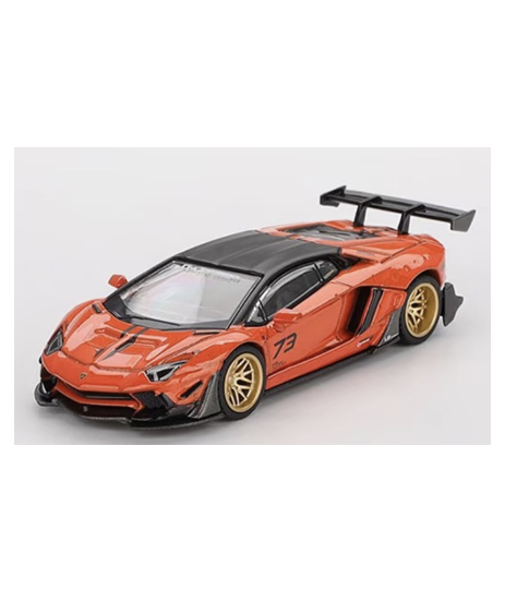 MINIGT 1/64 #1133 Lamborghini SVJ Modelo de coche fundido a presión