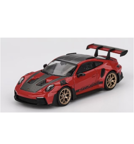 MINIGT 1/64 Porsche 911 (992) GT3 RS Modelo de coche fundido a presión