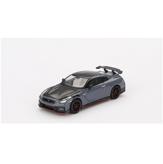 MINIGT 1/64 868# Nissan GTR R35 Gray Diecast Model Car