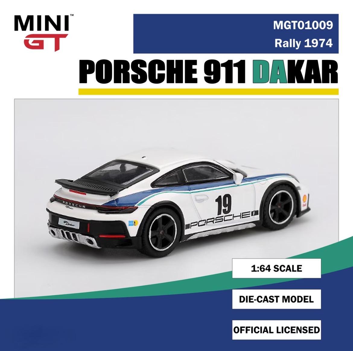 (Pre-Order) MINIGT 1/64 Porsche 911 Dakar Rally 1974 Diecast Model Car
