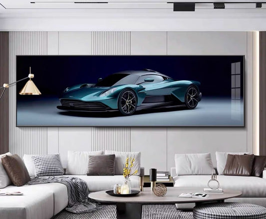 Aston Martin Crystal Porcelain Hanging Painting