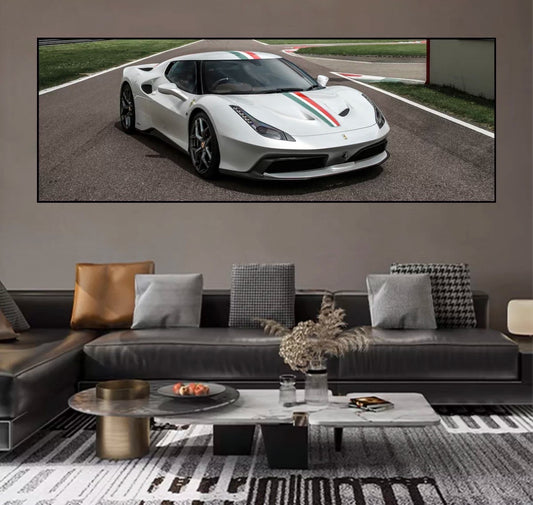 Farrari Crystal Porcelain Hanging Painting