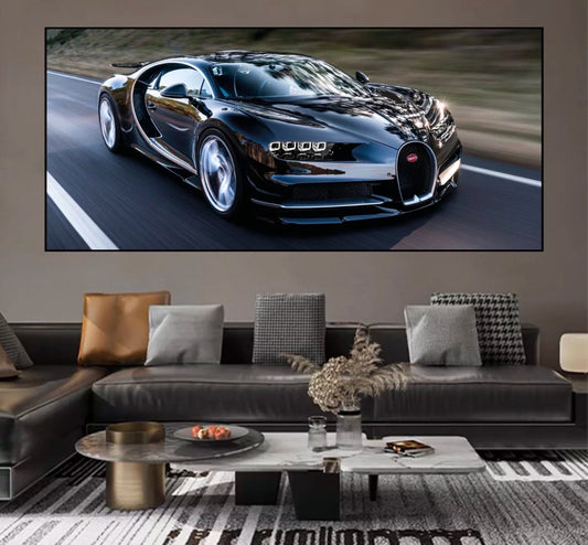 Bugatti Crystal Porcelain Hanging Painting