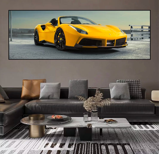 Ferrari 488 Crystal Porcelain Hanging Painting
