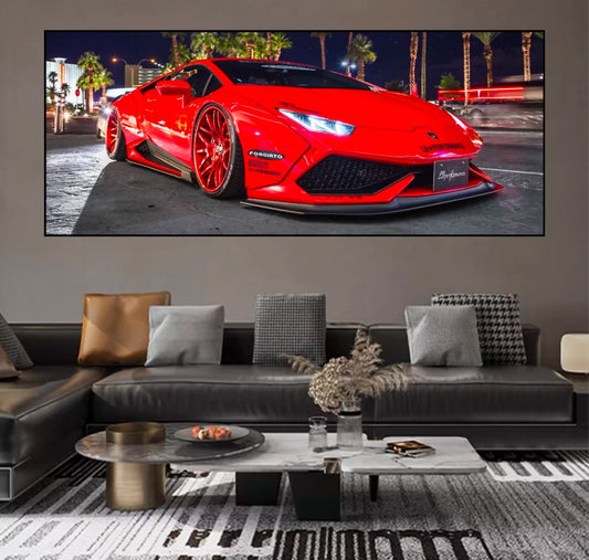 Lamborghini Crystal Porcelain Hanging Painting