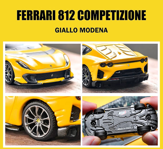 BBR 1/64 Ferrari 812C Giallo Modena Diecast Model Car