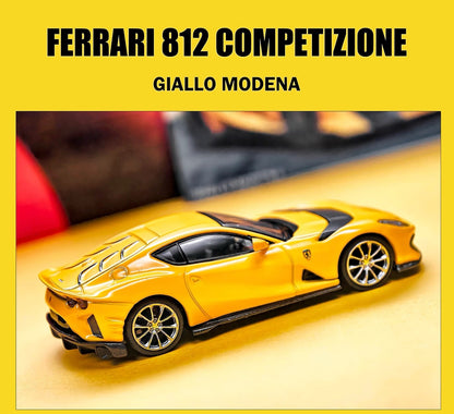 BBR 1/64 Ferrari 812C Giallo Modena Diecast Model Car