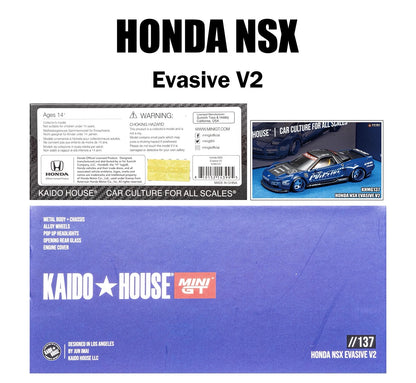 KAIDO HOUSE x MINIGT 1/64 Honda NSX Evasive V2 Diecast Model Car
