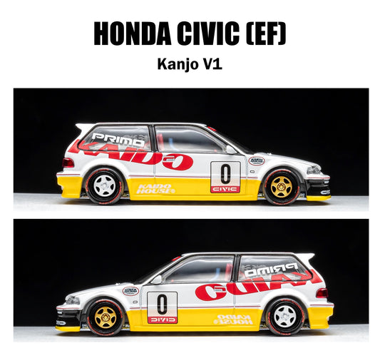 KAIDO HOUSE x MINIGT 1/64 Honda Civic Kanjo V1 Diecast Model Car
