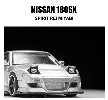 MT 1/64 Nissan 180SX Spirit REI MIYABI Diecast Model Car