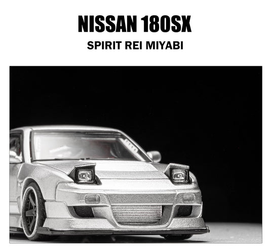 MT 1/64 Nissan 180SX Spirit REI MIYABI Diecast Model Car