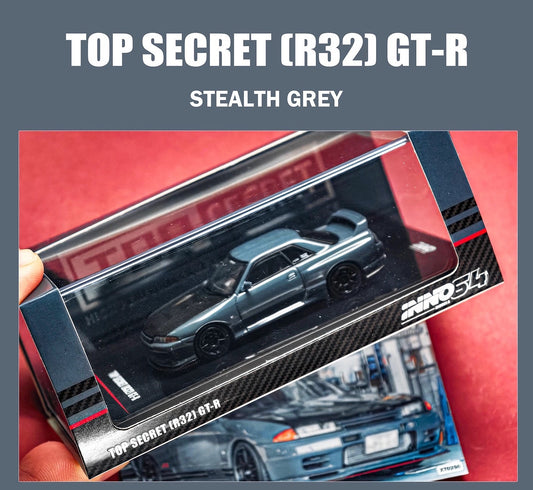 INNO 1/64 Nissan Skyline GT-R R32 Top Secret Diecast Model Car
