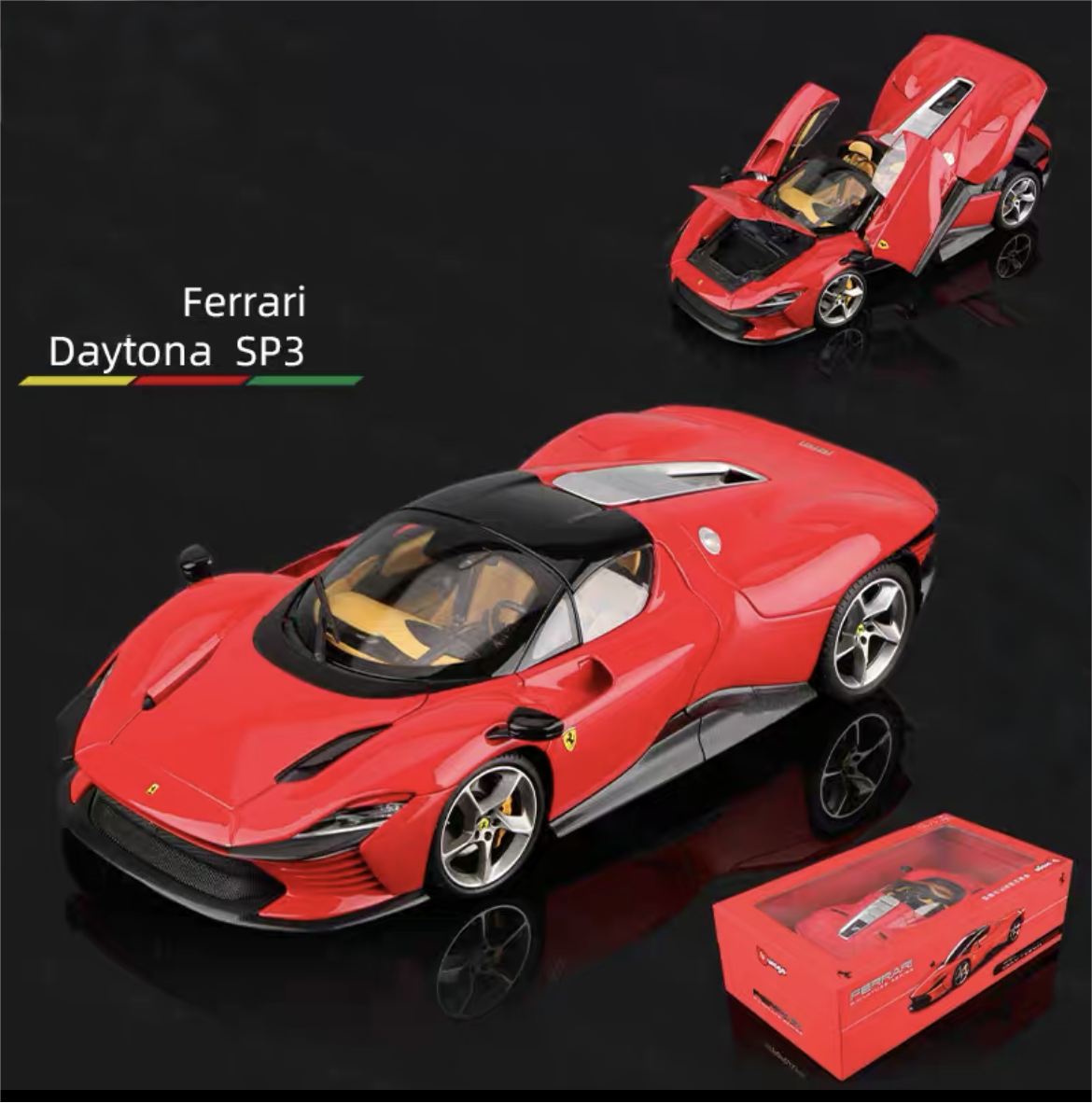 Bburago 1/18 Ferrari SP3 Daytona Diecast Model Car