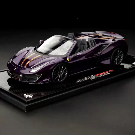 Ferrari 488pista BBR 1/18 Modelo de coche con base de carbono