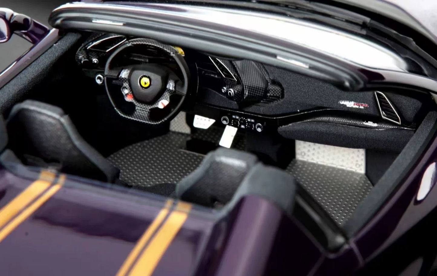 Ferrari 488pista BBR 1/18 Modelo de coche con base de carbono