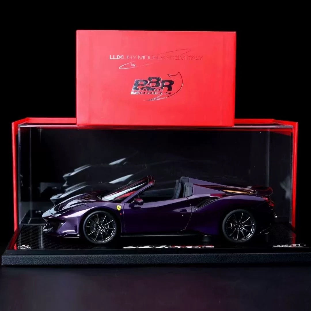Ferrari 488pista BBR 1/18 Modelo de coche con base de carbono