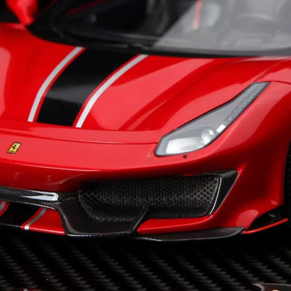 Ferrari 488pista BBR 1/18 Modelo de coche con base de carbono