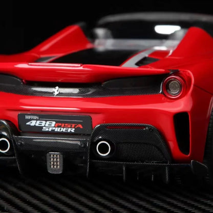 Ferrari 488pista BBR 1/18 Modelo de coche con base de carbono