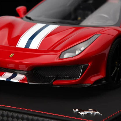 Ferrari 488pista BBR 1/18 Modelo de coche con base de carbono