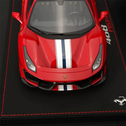 Ferrari 488pista BBR 1/18 Modelo de coche con base de carbono