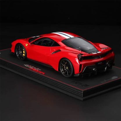 Ferrari 488pista BBR 1/18 Modelo de coche con base de carbono