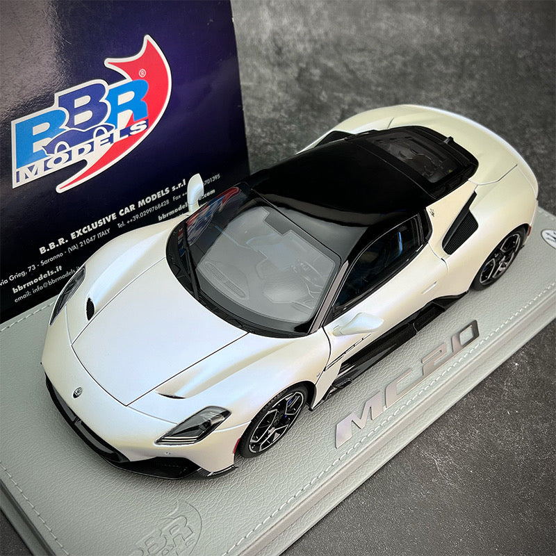 Modelo de coche Maserati MC20 BBR 1/18