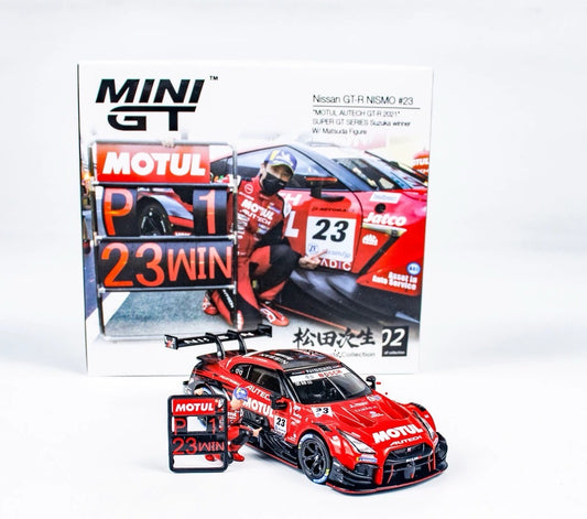 MINIGT 1/64 Nissan GT-R NISMO#3 MOTUL AUTECH GT-R 2021 875 modelo de coche