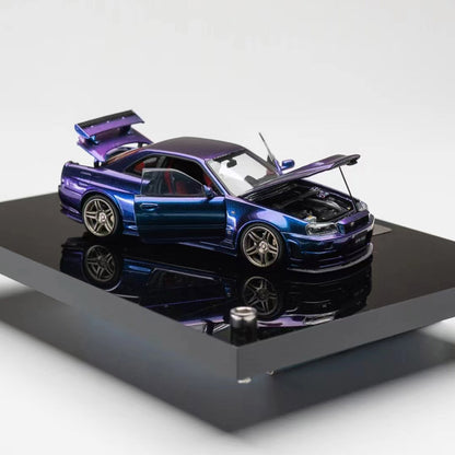 Nissan GT-R R34 Z TUNE a escala 1/43 de PGM