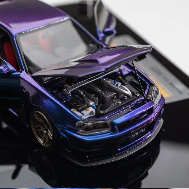Nissan GT-R R34 Z TUNE a escala 1/43 de PGM