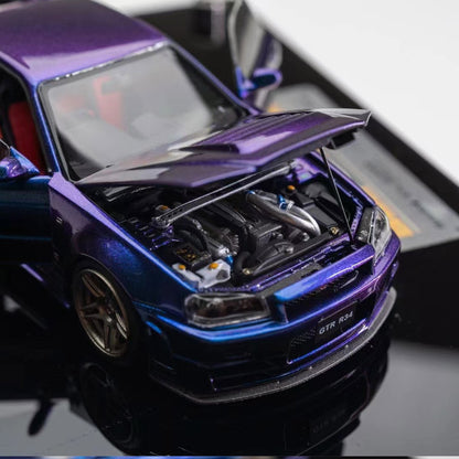 Nissan GT-R R34 Z TUNE a escala 1/43 de PGM