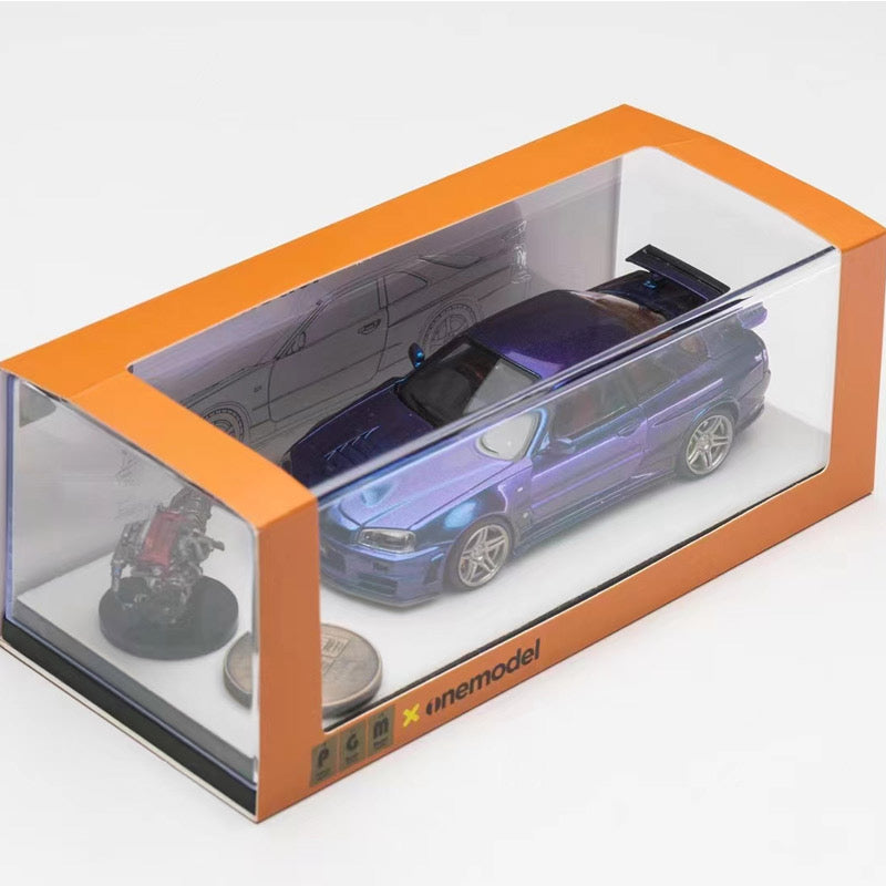 Nissan GT-R R34 Z TUNE a escala 1/43 de PGM