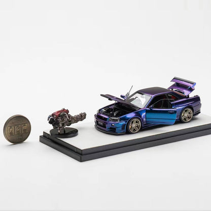 Nissan GT-R R34 Z TUNE a escala 1/43 de PGM