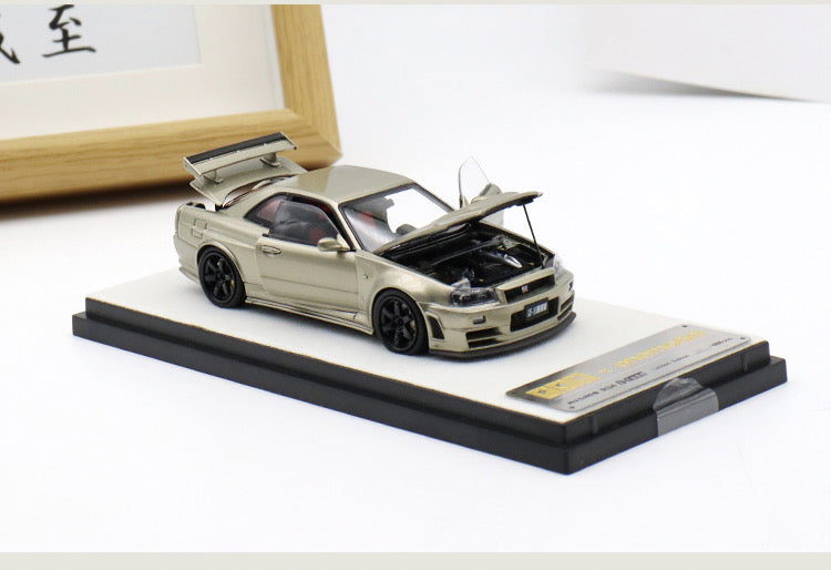 Nissan GT-R R34 Z TUNE a escala 1/43 de PGM