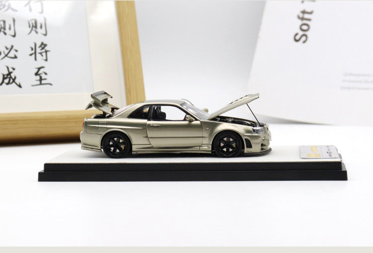 Nissan GT-R R34 Z TUNE a escala 1/43 de PGM