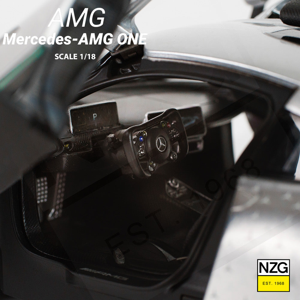 Modelo de coche Mercedes-AMG ONE NZG 1/18