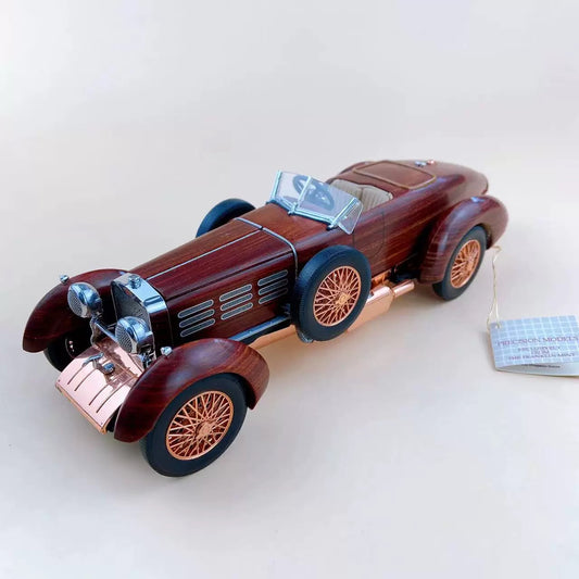 Modelo de coche Hispano-Suiza Tulipwood de 1924 a escala 1/24 de Franklin Mint